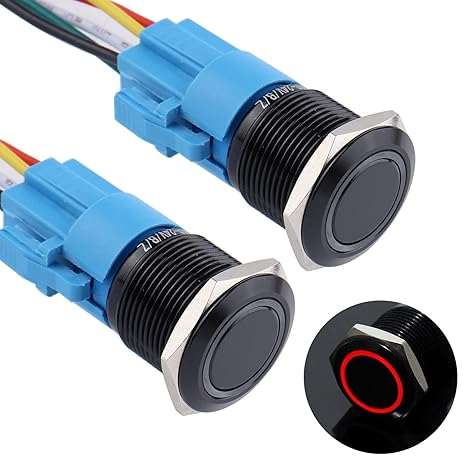 Power Switch 19mm Momentary